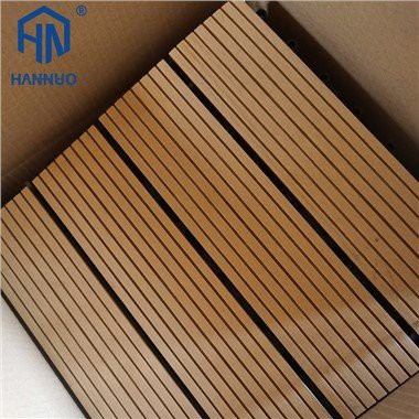 Platelage de sol WPC en relief 3D